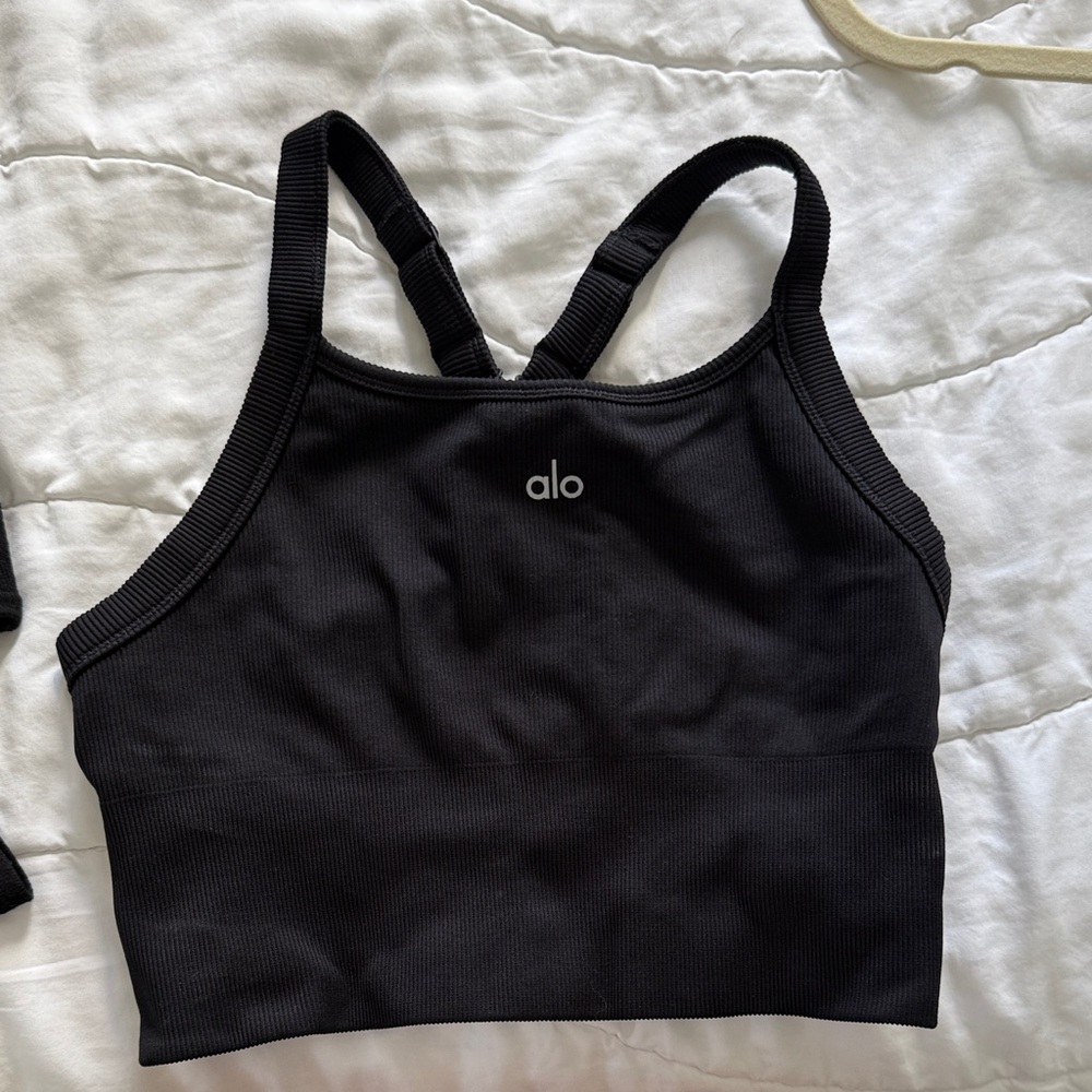 ALO Yoga Black Tank Top